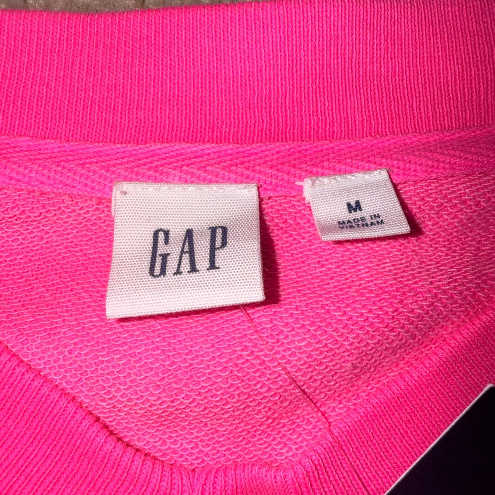 GAP Bright Pink Crewneck Sweatshirt - Picture 3 of 4
